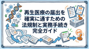 再生医療の届出を確実に通すための法規制と実務手続き完全ガイド
