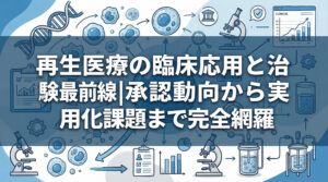 再生医療の臨床応用と治験最前線|承認動向から実用化課題まで完全網羅